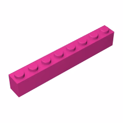 GOBRICKS GDS-536 Brick 1 x 8 - YWOBB