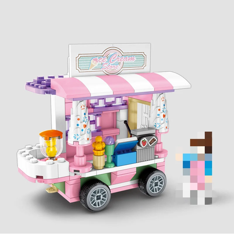 Sembo 601101-601104 Street food truck - YWOBB