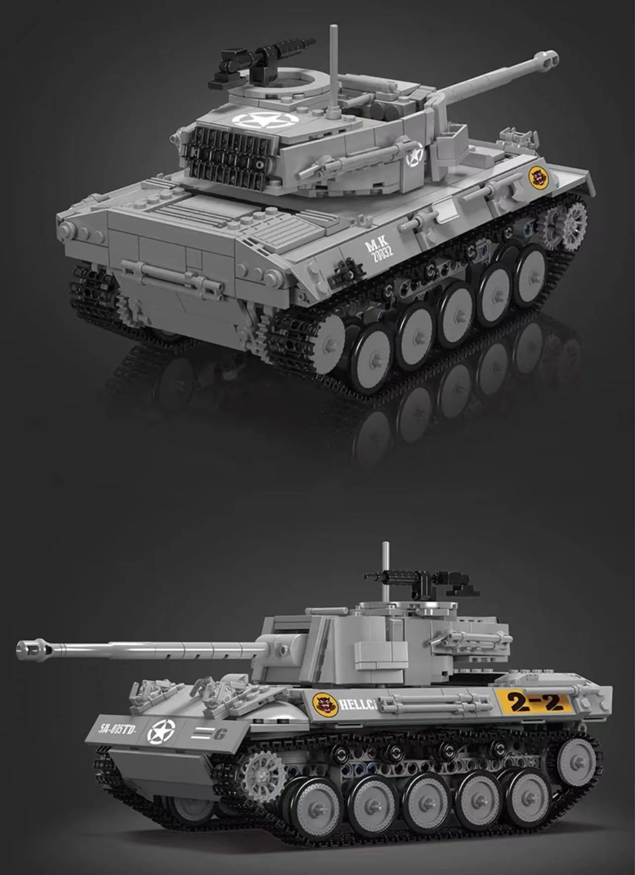 Mould King 20032 M18 Hellcat Tank Destroyer - YWOBB
