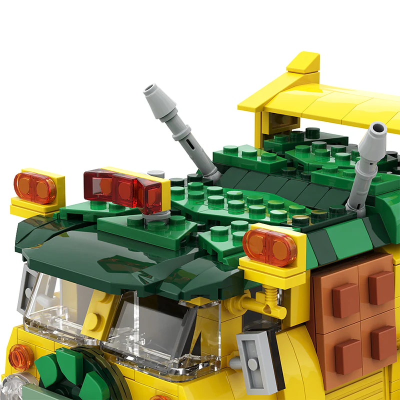 GOBRICKS MOC 125660 Turtle Van Party Wagon TMNT - YWOBB