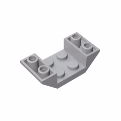 GOBRICKS GDS-683 Inverted 45 4 x 2 Double with 2 x 2 Cutout - YWOBB