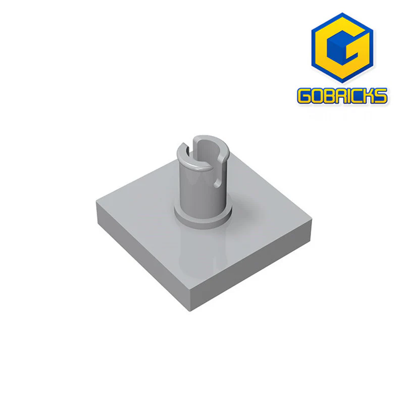 GOBRICKS GDS-932 Tile, Modified 2 x 2 with Pin - YWOBB