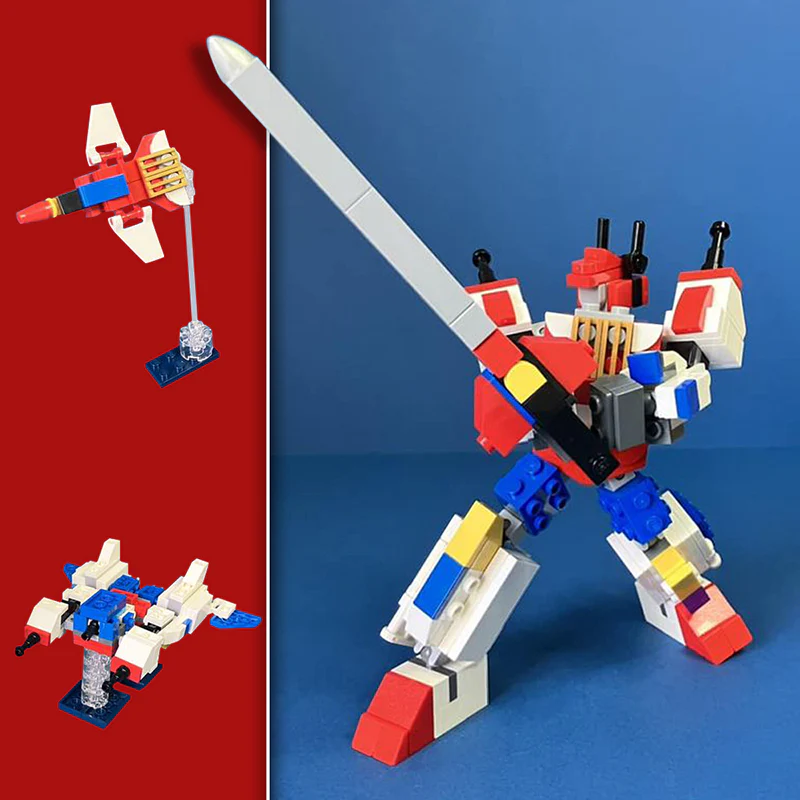 GOBRICKS MOC 140768 SF-005 TRANSFORMERS STAR SABER - YWOBB