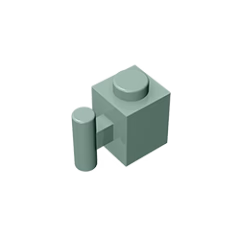 GOBRICKS GDS-653 Modified 1 x 1 with Bar Handle - YWOBB