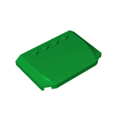 GOBRICKS GDS-1302 Wedge 4 x 6 x 2/3 Triple Curved - YWOBB