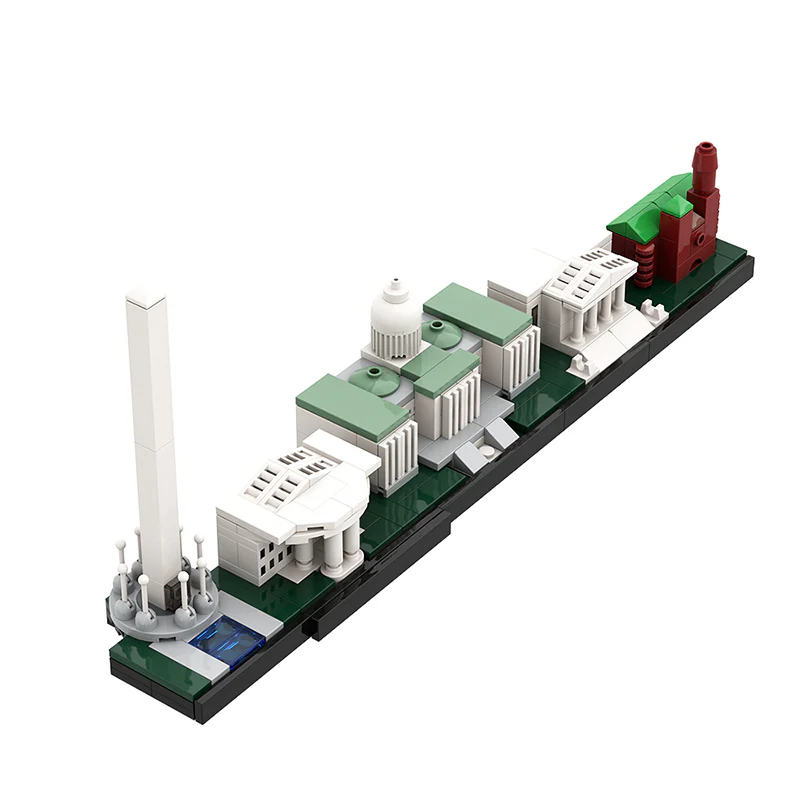 GOBRICKS MOC 50791 Washington DC Skyline - YWOBB