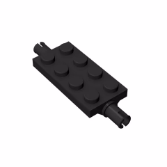 GOBRICKS GDS-958  Plate, Modified 2 x 4 with Pins and Thin Angled Supports - YWOBB