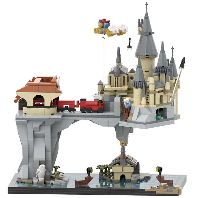 GOBRICKS MOC A0665 Harry Potter - Hogwarts Magic Castle - YWOBB