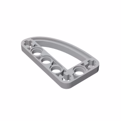 GOBRICKS GDS-970 Liftarm 3 x 5 L-Shape with Quarter Ellipse Thin - YWOBB