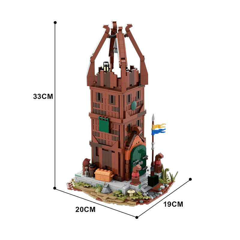 GOBRICKS MOC 137941 Rohan Watchtower Middle-Earth - YWOBB
