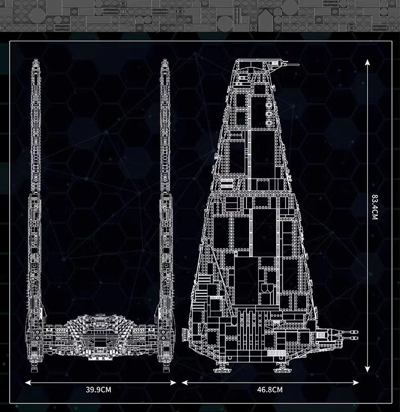 Mould King 21011 UCS Command Shuttle (Upsilon Shuttle) OVP EU Warehouse Version - YWOBB