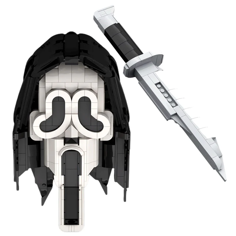 GOBRICKS MOC 168525 Scream Movie Ghostface Knife Buck 120 - YWOBB