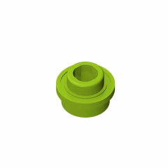 GOBRICKS GDS-603  Round 1 x 1 with Open Stud - YWOBB