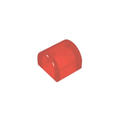 GOBRICKS GDS-M255	Slope Curved 1 x 1 x 2/3 Double - YWOBB