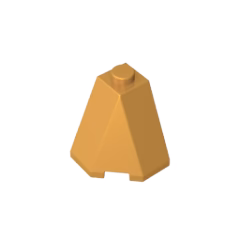 GOBRICKS GDS-90181 Wedge 2 x 2 x 2 Slope 65 Corner - YWOBB