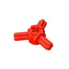 GOBRICKS GDS-933 Axle Connector Hub with 3 Axles - YWOBB