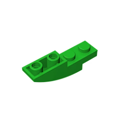 GOBRICKS GDS-731  Curved 4 x 1 Inverted - YWOBB