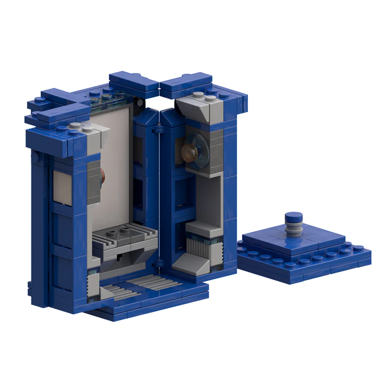 MOC C9095 Doctor Who Phone Booth - YWOBB