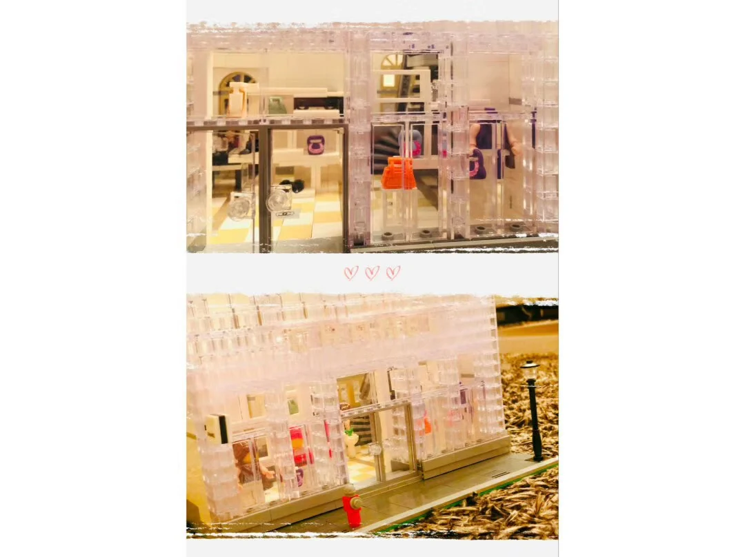 Mould King 16021 Chanel Crystal House with LED lights - YWOBB