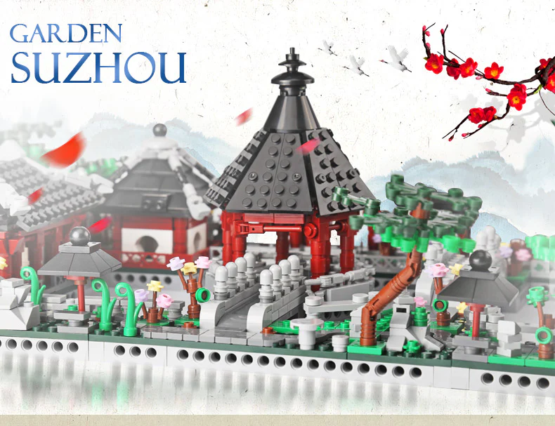 XINGBAO XB-01110 Chinese Style 6 in 1 Chinese Suzhou Garden - YWOBB