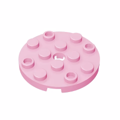 GOBRICKS GDS-841 Round 4 x 4 with Hole - YWOBB