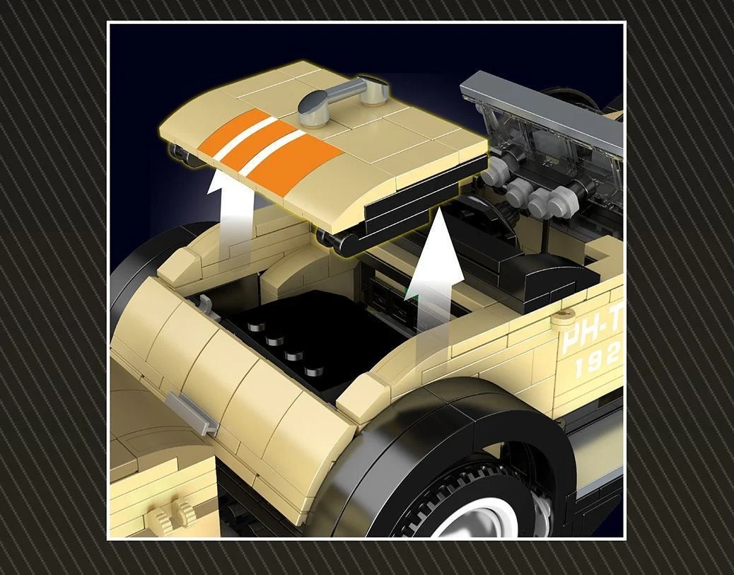 Mould King 10115 Rolls-Royce Phantom Classic car - YWOBB