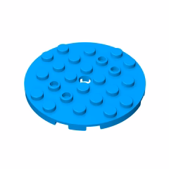 GOBRICKS GDS-843  Round 6 x 6 with Hole - YWOBB