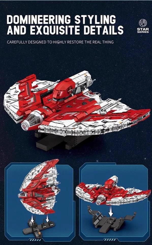 Reobrix 99006 Ahsoka's T-6 Shuttle OVP EU Warehouse Version - YWOBB