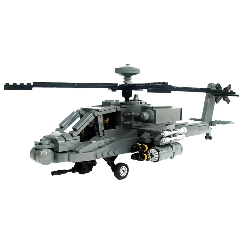 GOBRICKS MOC 154144 AH-64D Apache Longbow - YWOBB