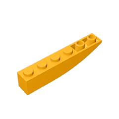 GOBRICKS GDS-739 Curved 6 x 1 Inverted - YWOBB