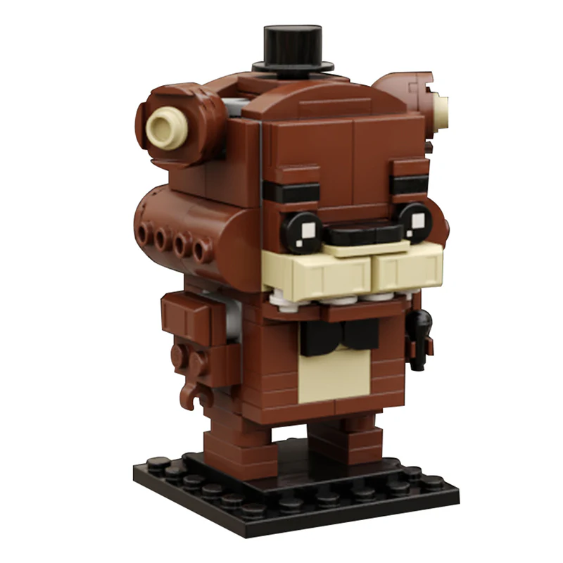 GOBRICKS MOC 55917 Freddy Fazbear Brickhead - YWOBB