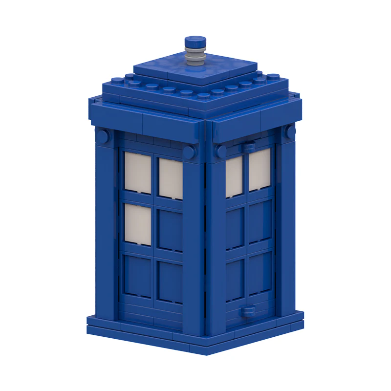 MOC C9095 Doctor Who Phone Booth - YWOBB