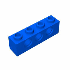 GOBRICKS GDS-625  Brick 1 x 4 with Holes - YWOBB