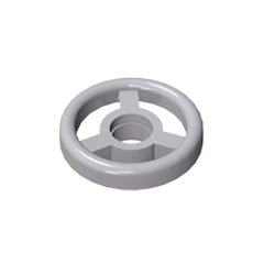 GOBRICKS GDS-1315 Steering Wheel Small, 2 Studs Diameter - YWOBB