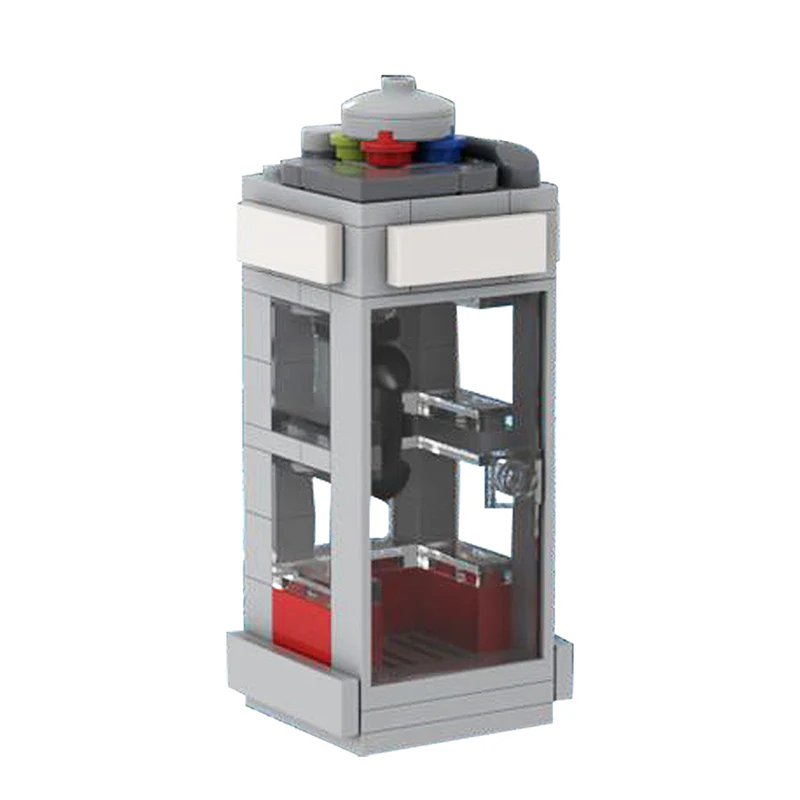 GOBRICKS MOC 146354 Bill and Ted's Bogus Journey Phone Booth Time Machine - YWOBB