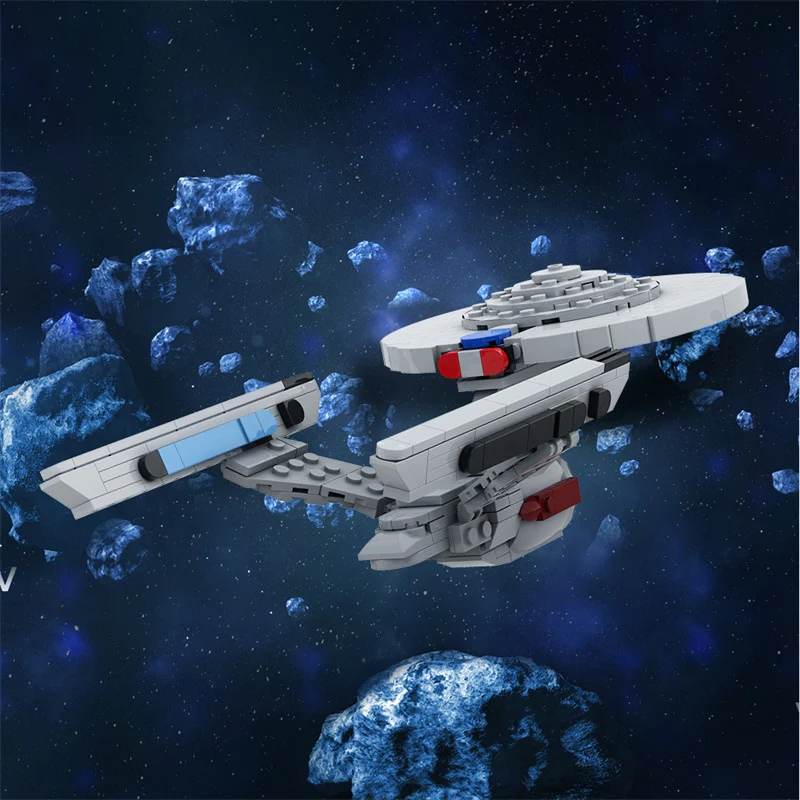 GOBRICKS MOC A0367Y01 Star Trek Enterprise 1701-A - YWOBB