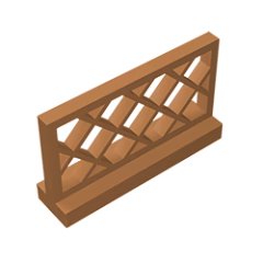 GOBRICKS GDS-882 Fence 1 x 4 x 2 - YWOBB