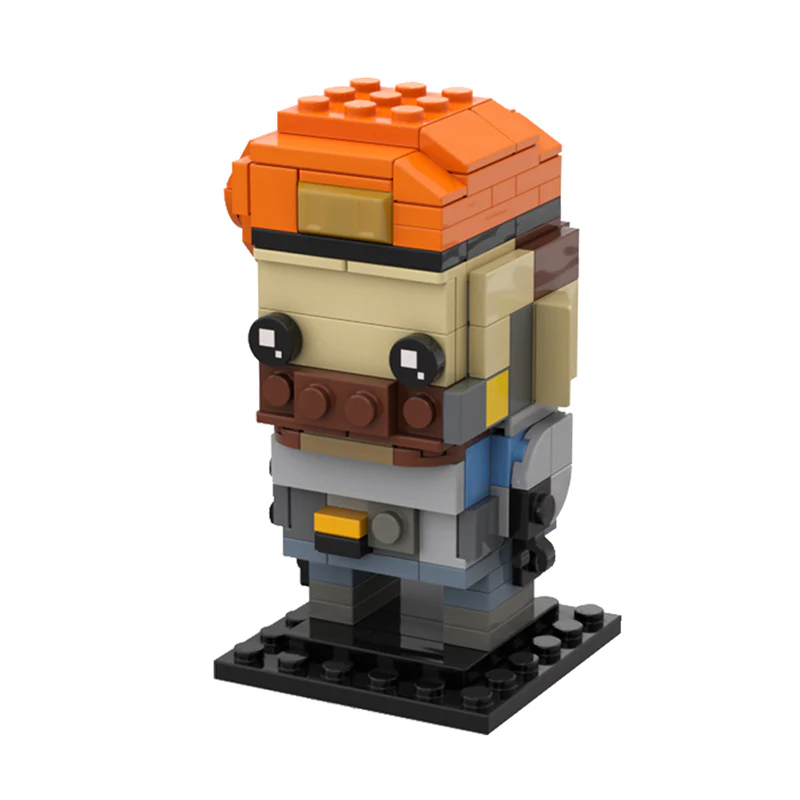 GOBRICKS MOC 137716 VALORANT Brimstone Brickheadz - YWOBB