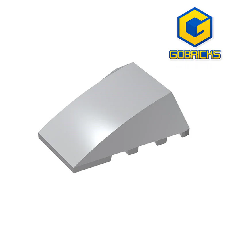 GOBRICKS GDS-730 Wedge 4 x 4 No Studs - YWOBB