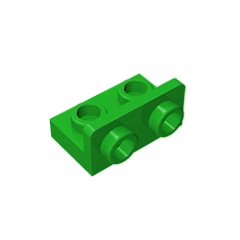 GOBRICKS GDS-643 Bracket 1 x 2 - 1 x 2 Inverted - YWOBB