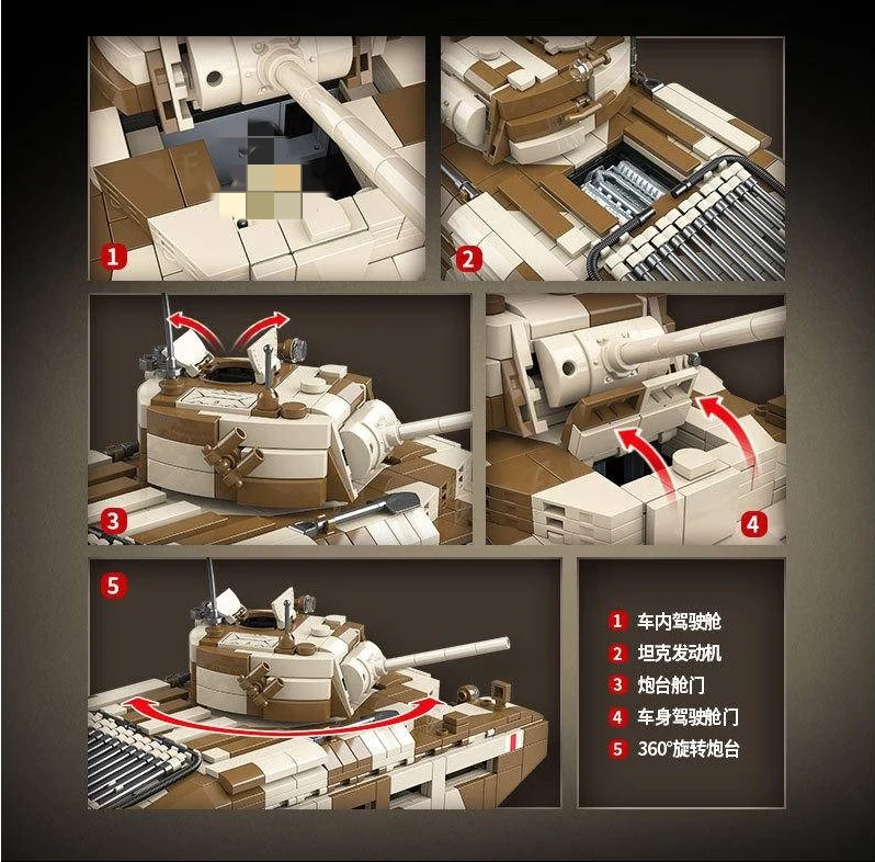 Quan Guan 100236 WWII Matilida Infantry Tank MK.II A12 - YWOBB