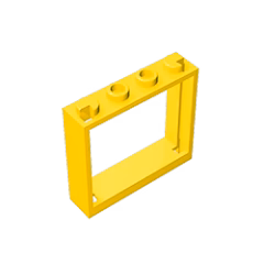 GOBRICKS GDS-780 Window 1 x 4 x 3 - No Shutter Tabs - YWOBB