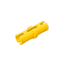 GOBRICKS GDS-889 Pin with Friction Ridges Lengthwise, Staggered, with or without Center Slots - YWOBB