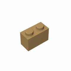 GOBRICKS GDS-532 Brick 1 x 2 - YWOBB