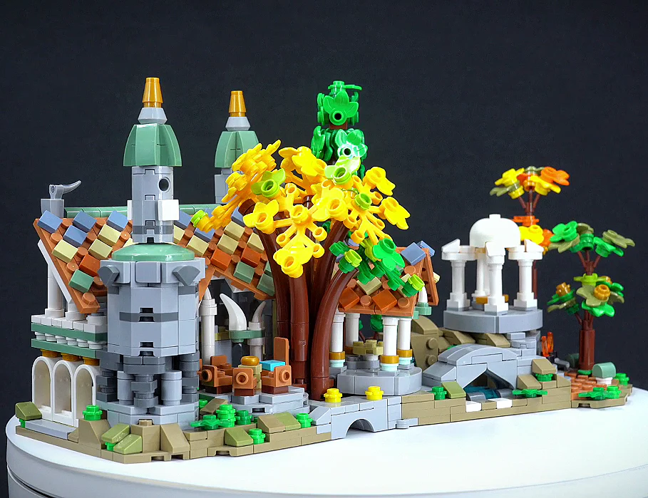 YOURBRICKS MOC 140586 Mini Rivendell Gobricks Pakcage - YWOBB