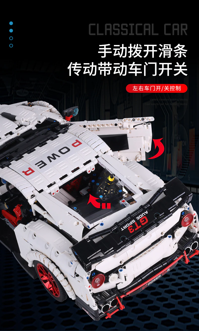 Mould King 13172 The Nismo Nissan GTR GT3 - YWOBB