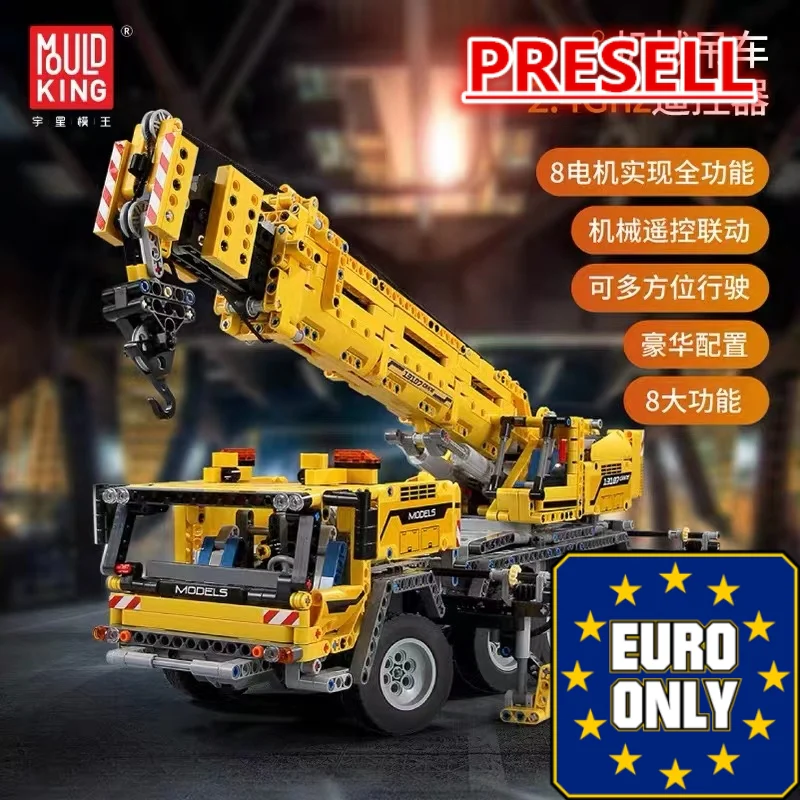 Mould King 13107 RC Mobile Crane Mk II OVP EU Warehouse Version - YWOBB
