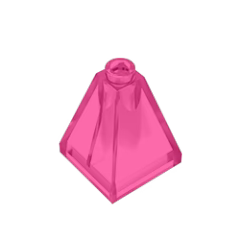 GOBRICKS GDS-982 Slope 75 2 x 2 x 2 Quadruple Convex - Blocked Open Stud or Hollow Stud - YWOBB