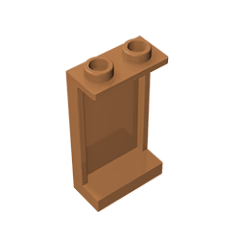 GOBRICKS GDS-781 Panel 1 x 2 x 3 with Side Supports - Hollow Studs - YWOBB