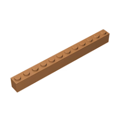 GOBRICKS GDS-538 Brick 1 x 12 - YWOBB